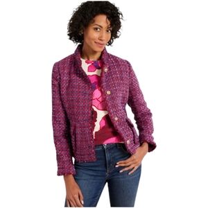 Talbots Pink Tweed Blazer